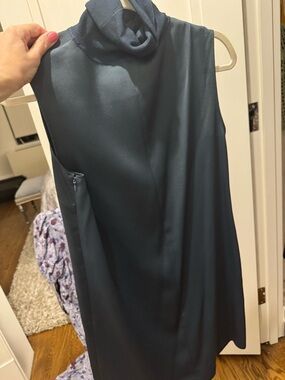 Club Monaco Dark Teal Sleeveless Mini Dress